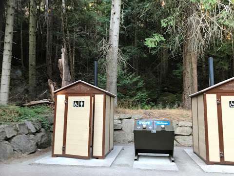 Public Outhouse at Montague Provincial Park